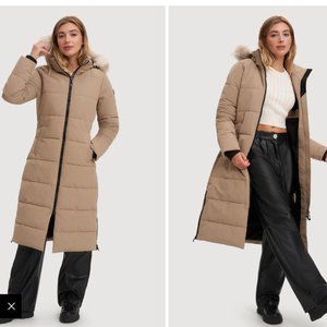 TWO NOIZE PARKER LONG COATS WITH FAUX REMOVABLE HOOD